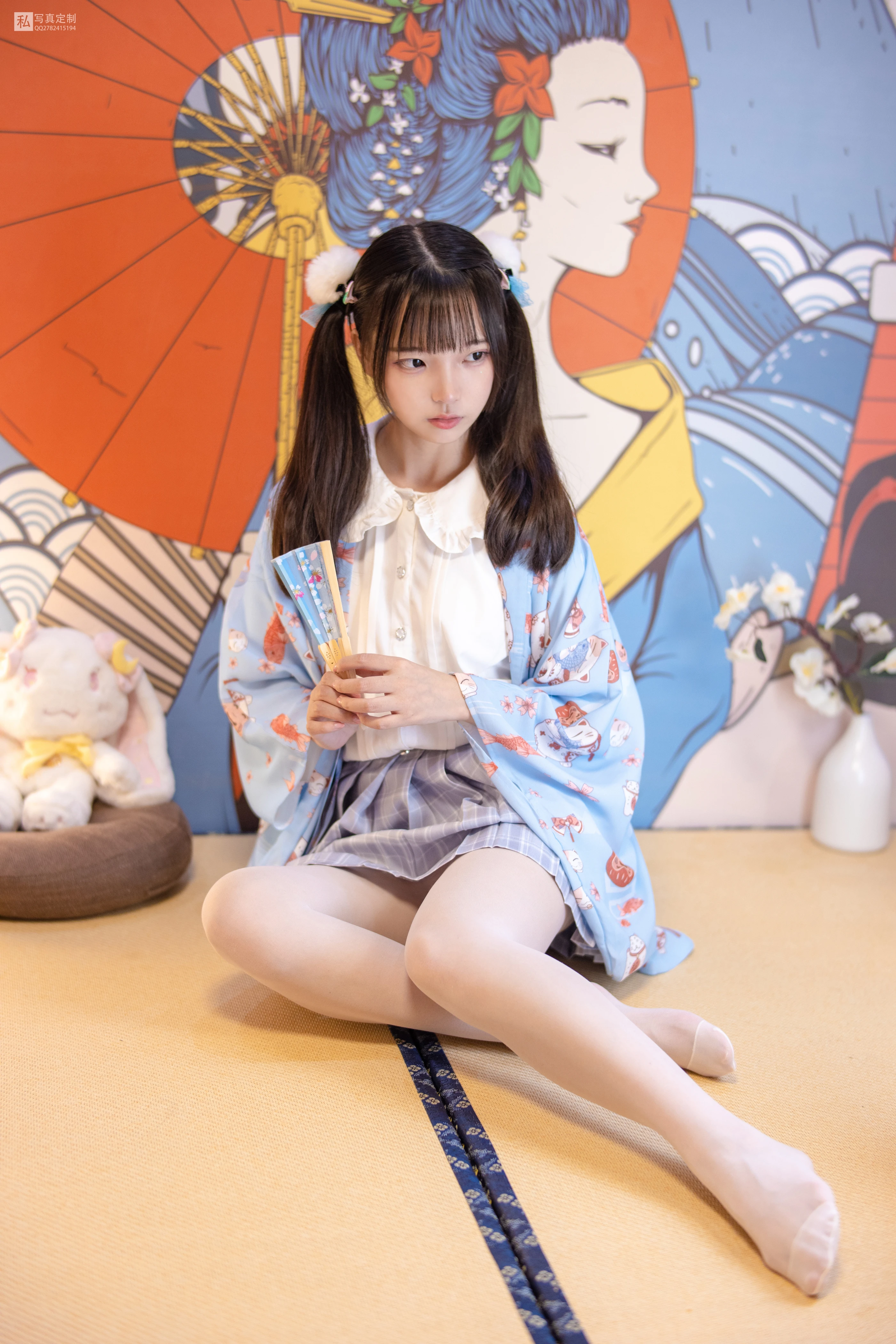 森萝财团 JKFUN-027 花里胡哨的民宿 5D白丝 默陌 [65P 1V]插图9